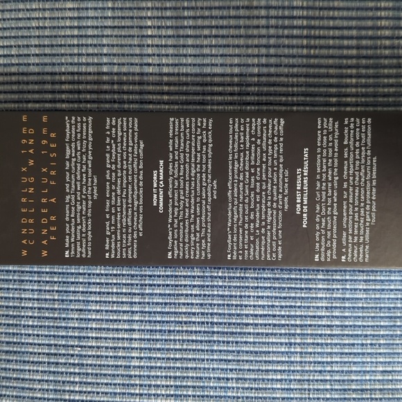 FoxyBae Rose Gold Curling Wand (19 mm) - Picture 4 of 4